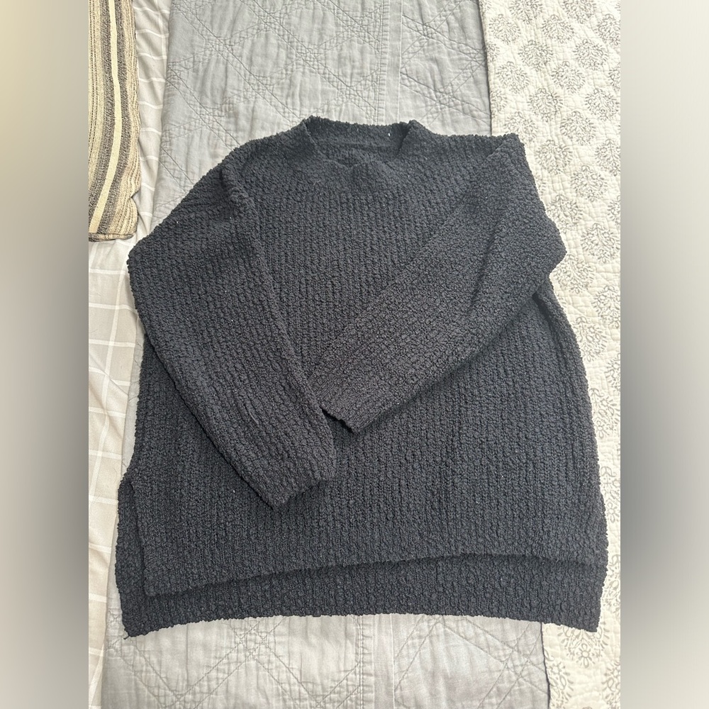 Cozy black sweater